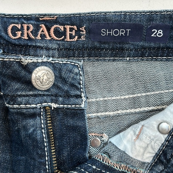 Grace in LA Jean Shorts Size 28 - Picture 7 of 10